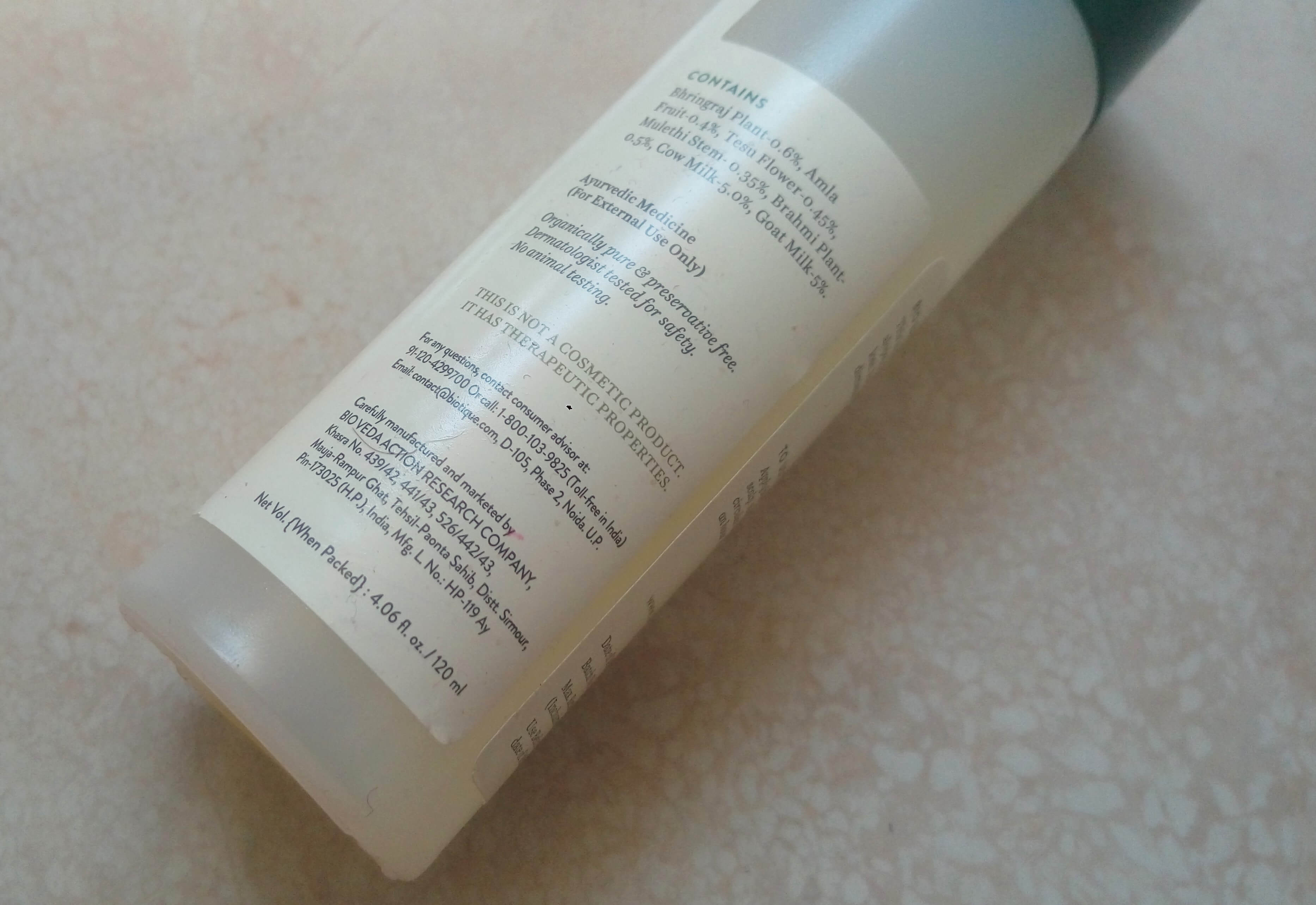 Biotique Bio Bhringraj Therapeutic Hair Oil Review