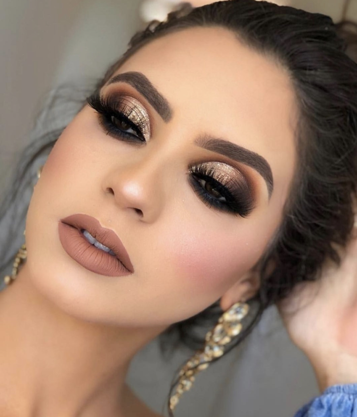 Nude makeup look for indian wedding