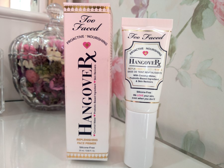 Too Faced Hangover Replenishing Face Primer Review Price Ingredients