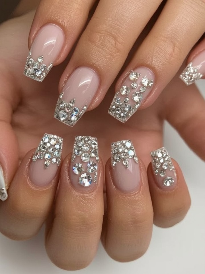 Jewel‑Studded Nails