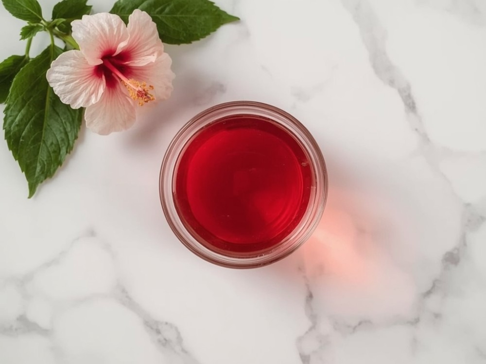 benefits of hibiscus tea for skin and hair