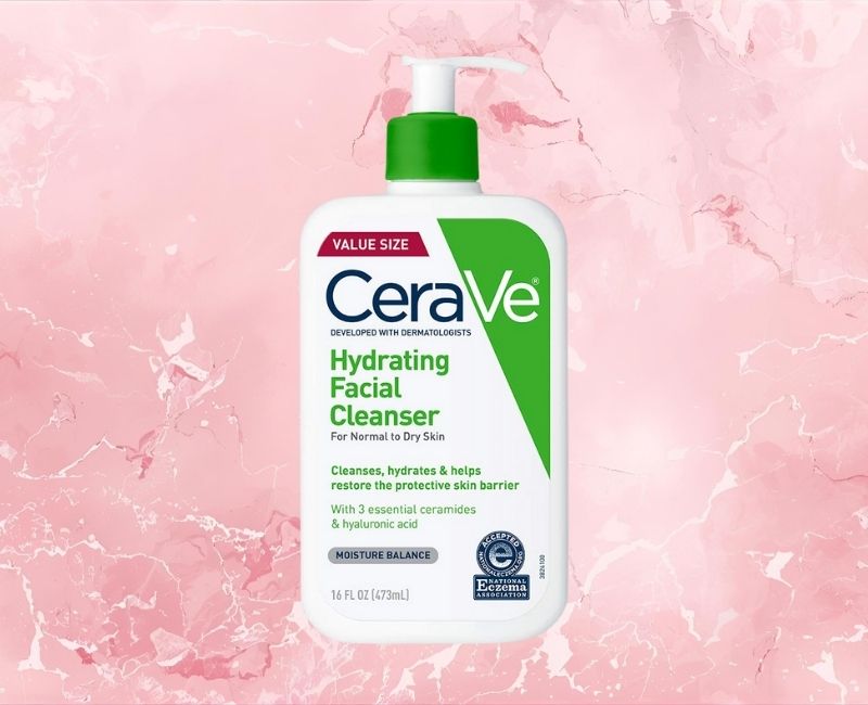 CeraVe Hydrating Facial Cleanser - Best Face Washes to Use After Microneedling