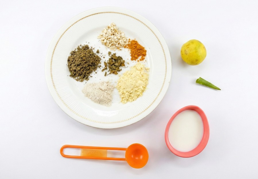 homemade ubtan recipe ingredients